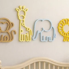 Animais de Parede — Quarto Infantil