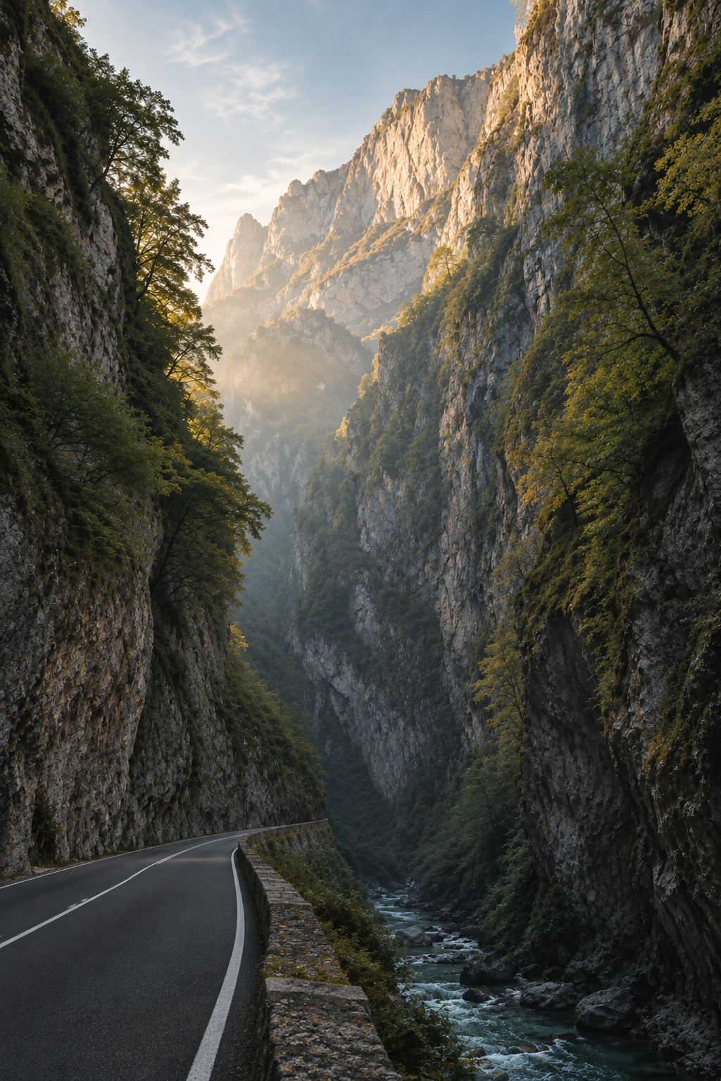 foto vertical · el Desfiladero de los Beyos