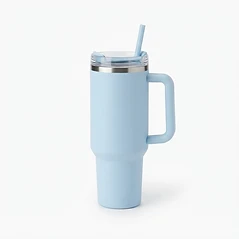Powder blue tumbler