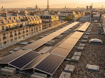 Installation photovoltaïque sur ballast — 35,4 kWc