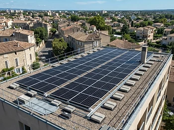 Installation photovoltaïque sur ballast — 35,4 kWc