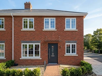 Simple Window Solutions — modern casement windows on a British home