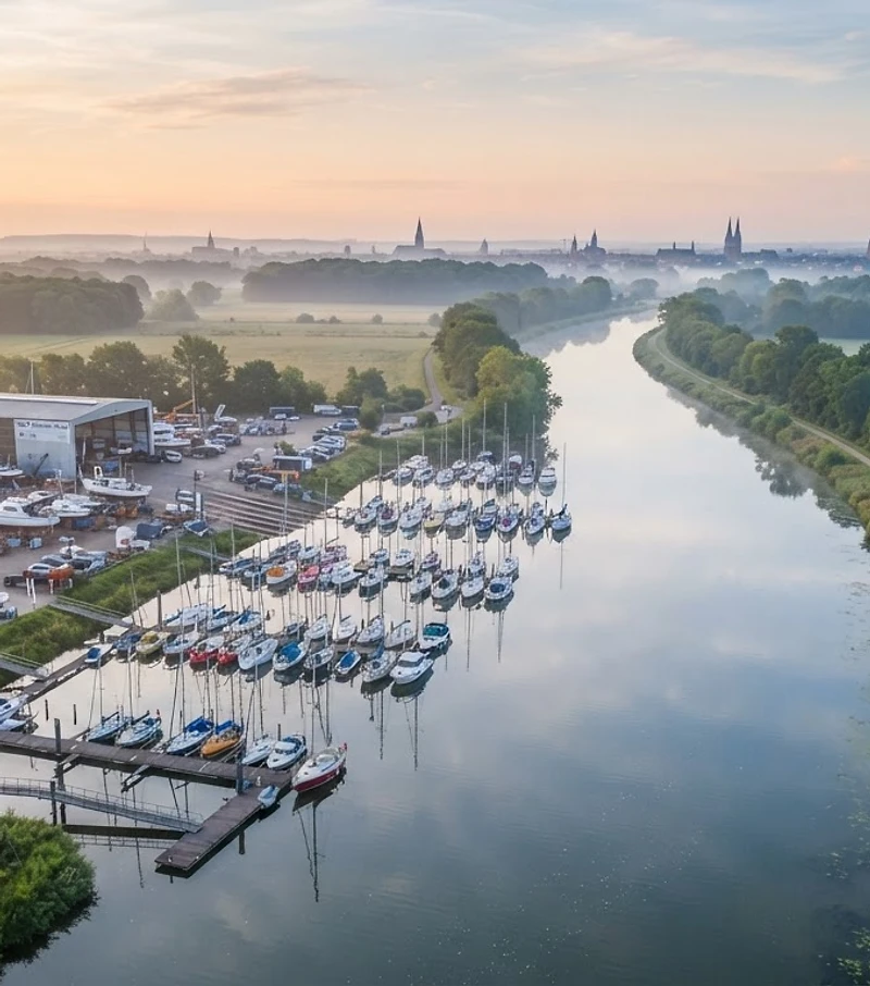 Luftaufnahme Dortmund-Ems-Kanal Münster
