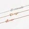 Dainty Name Bracelet — Gold view 3