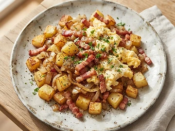 Deftiges Bauernfrühstück