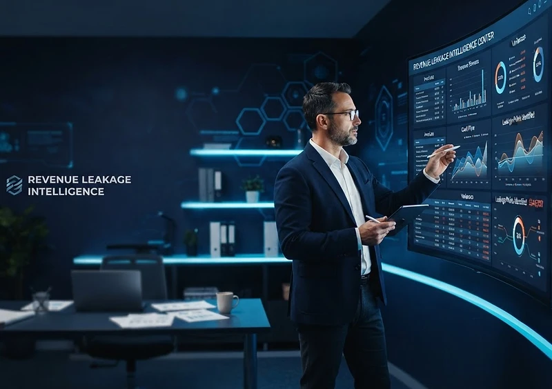 Financial intelligence dashboard with revenue analytics
