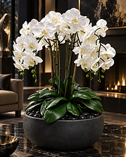 Objets & Fleurs — Midnight Reverie permanent orchid composition