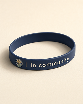 In Community Rubber Bracelet