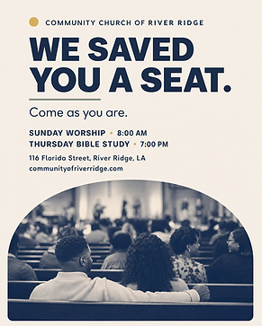 We Saved You A Seat