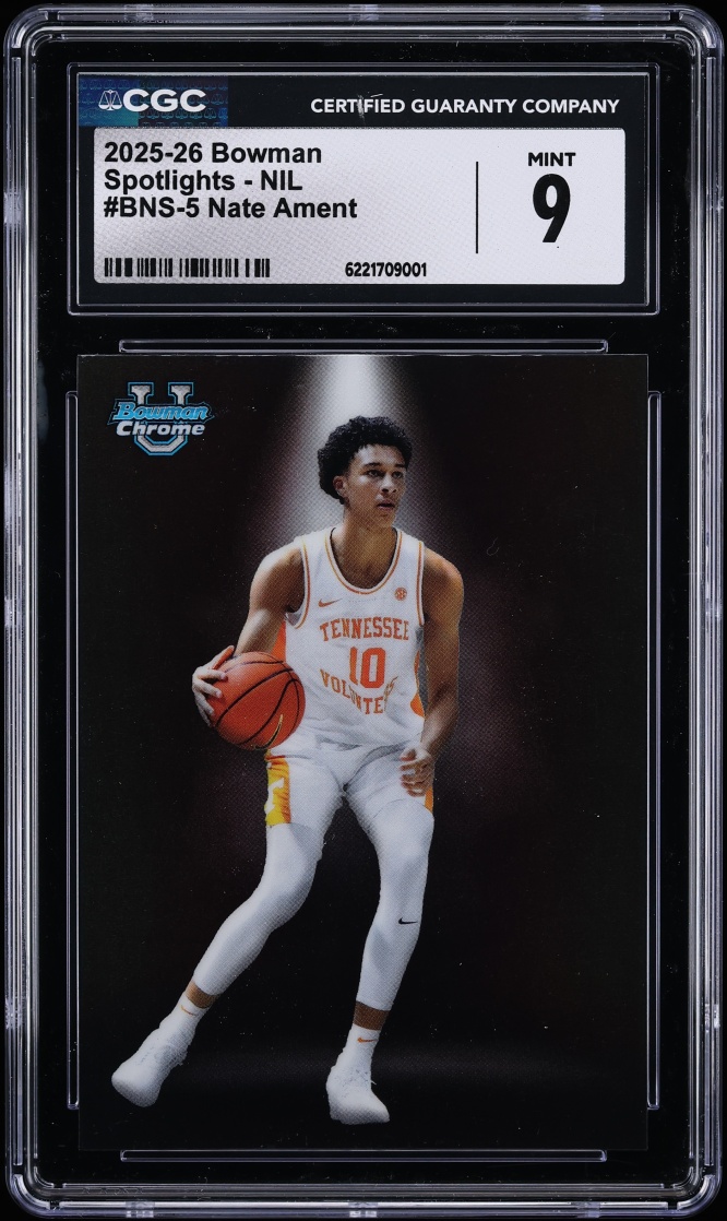 Nate Ament rookie card