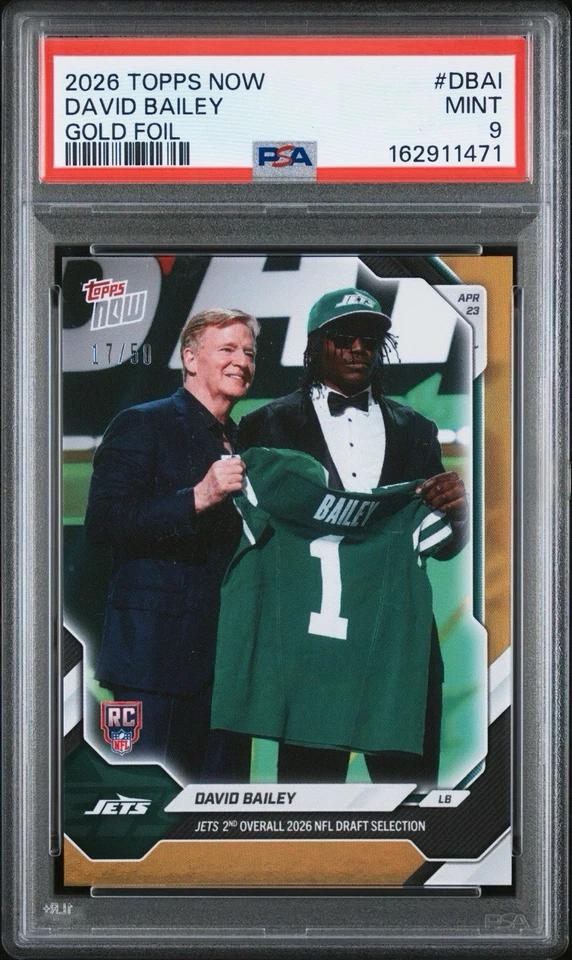 David Bailey rookie card