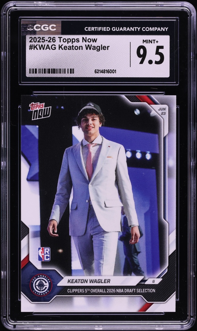 Keaton Wagler rookie card