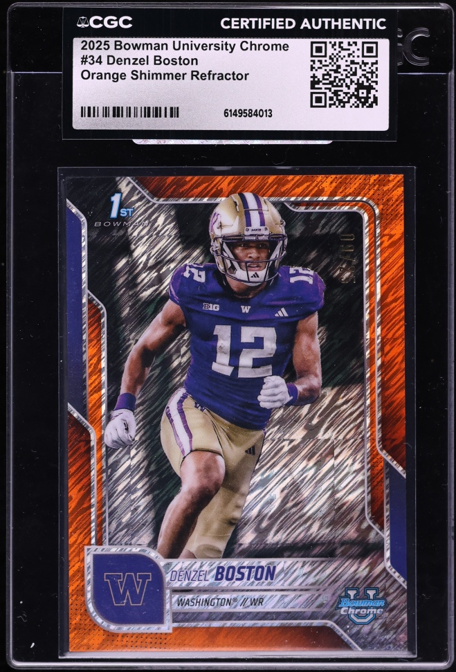 Denzel Boston rookie card