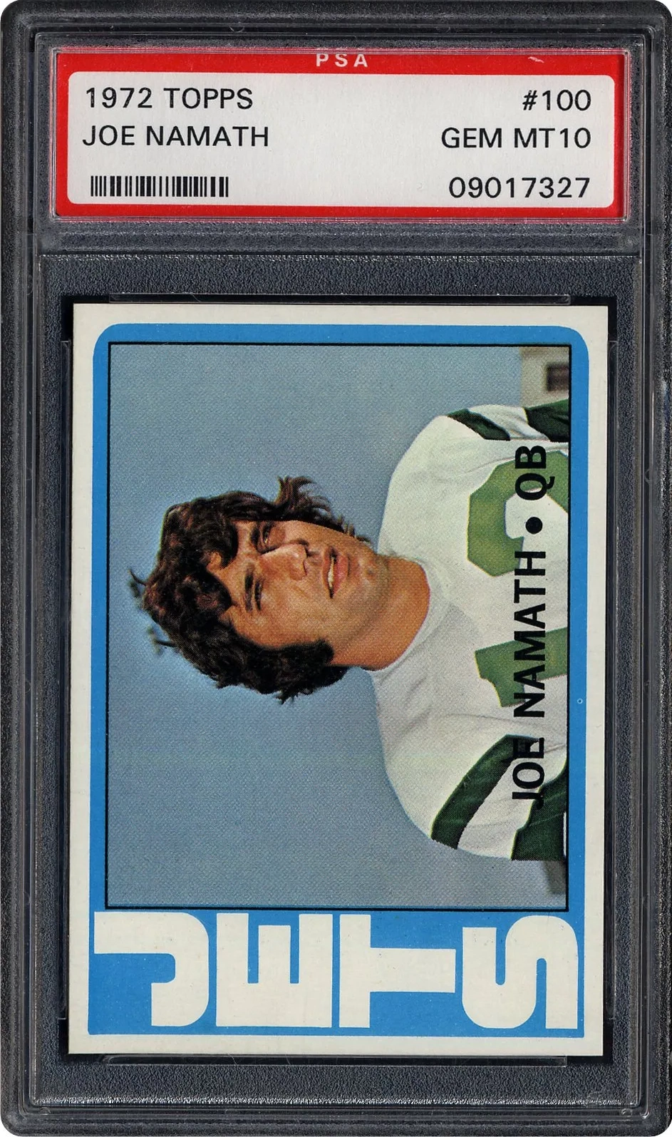 Joe Namath #100 card