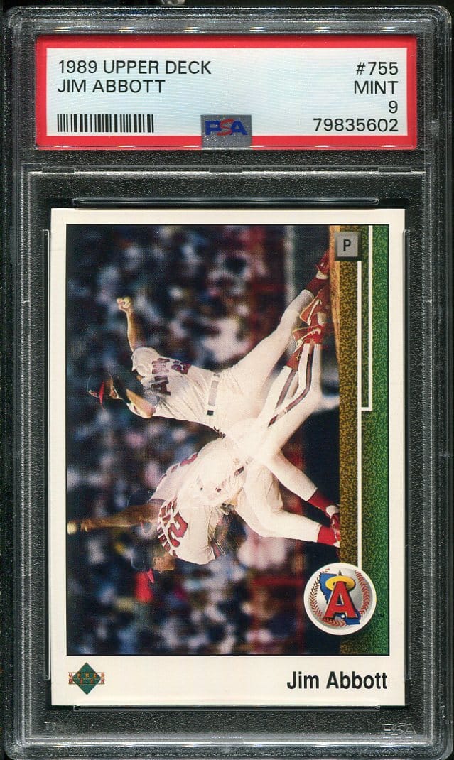 Jim Abbott #755 card