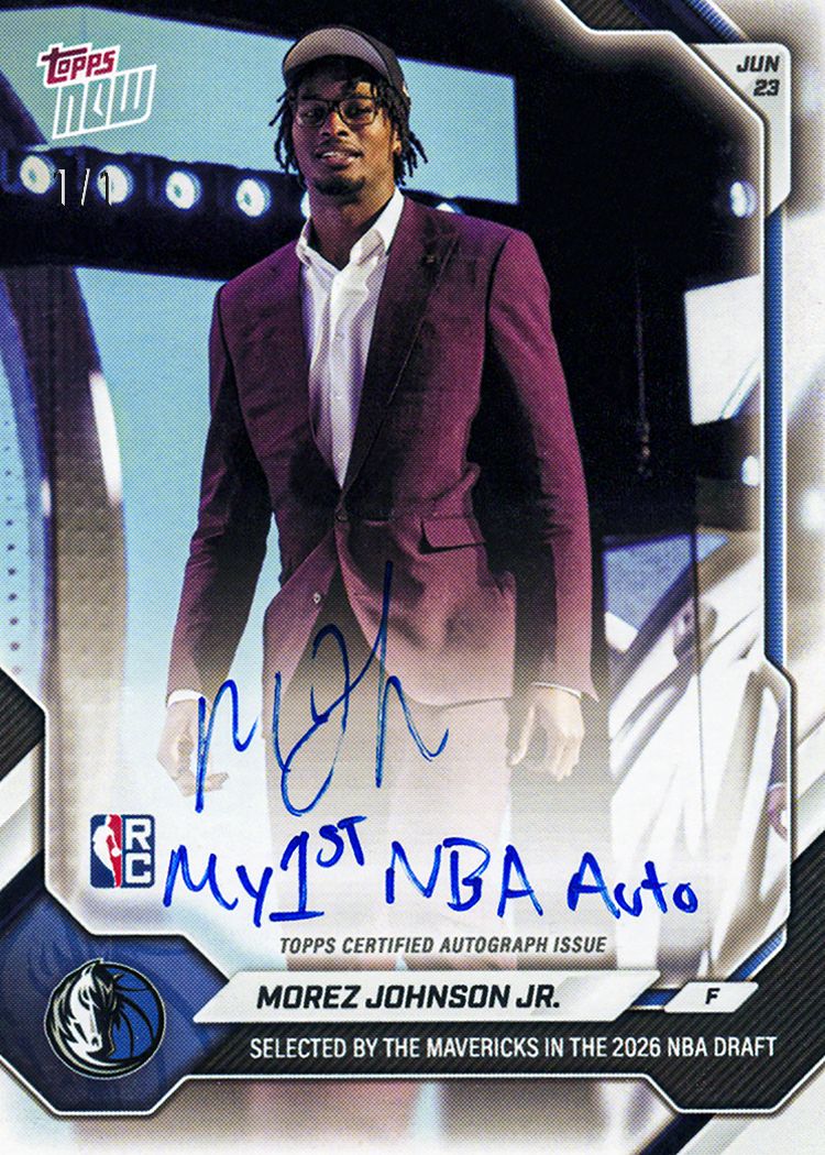 Morez Johnson Jr. rookie card