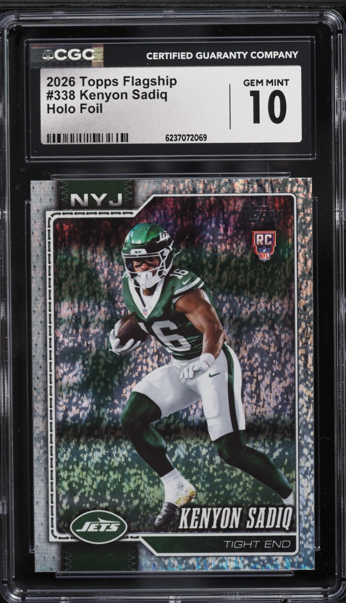 Kenyon Sadiq rookie card