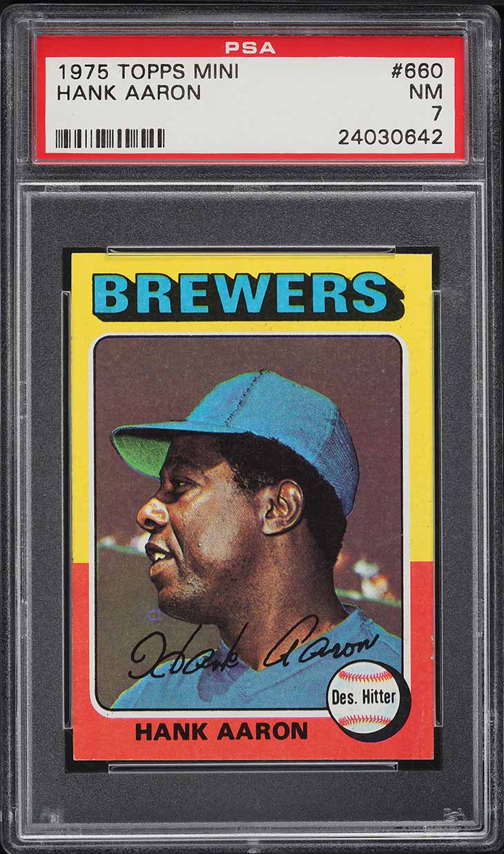 Hank Aaron · Bookend card #660 card