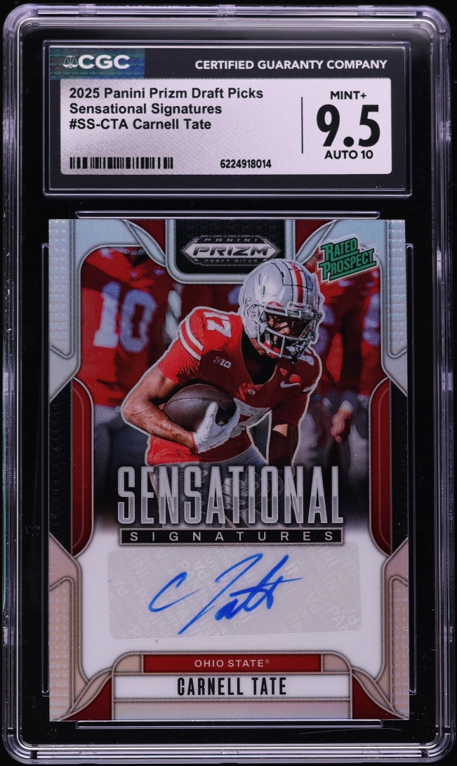 Carnell Tate rookie card