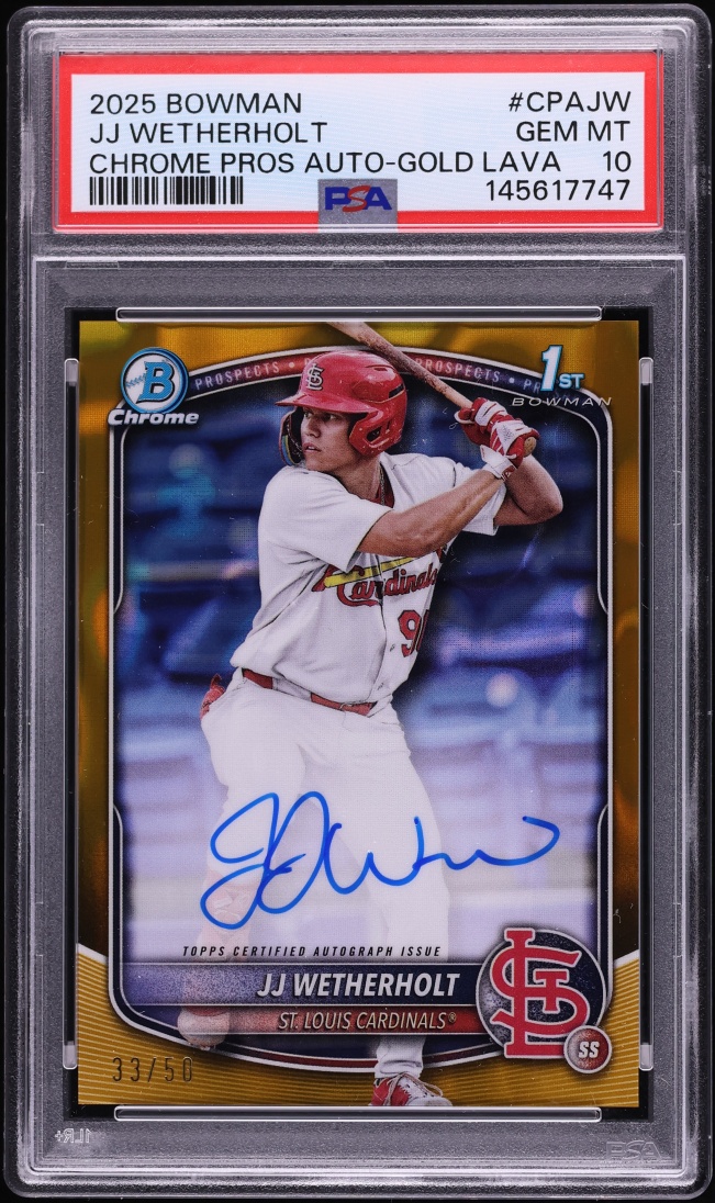 JJ Wetherholt rookie card