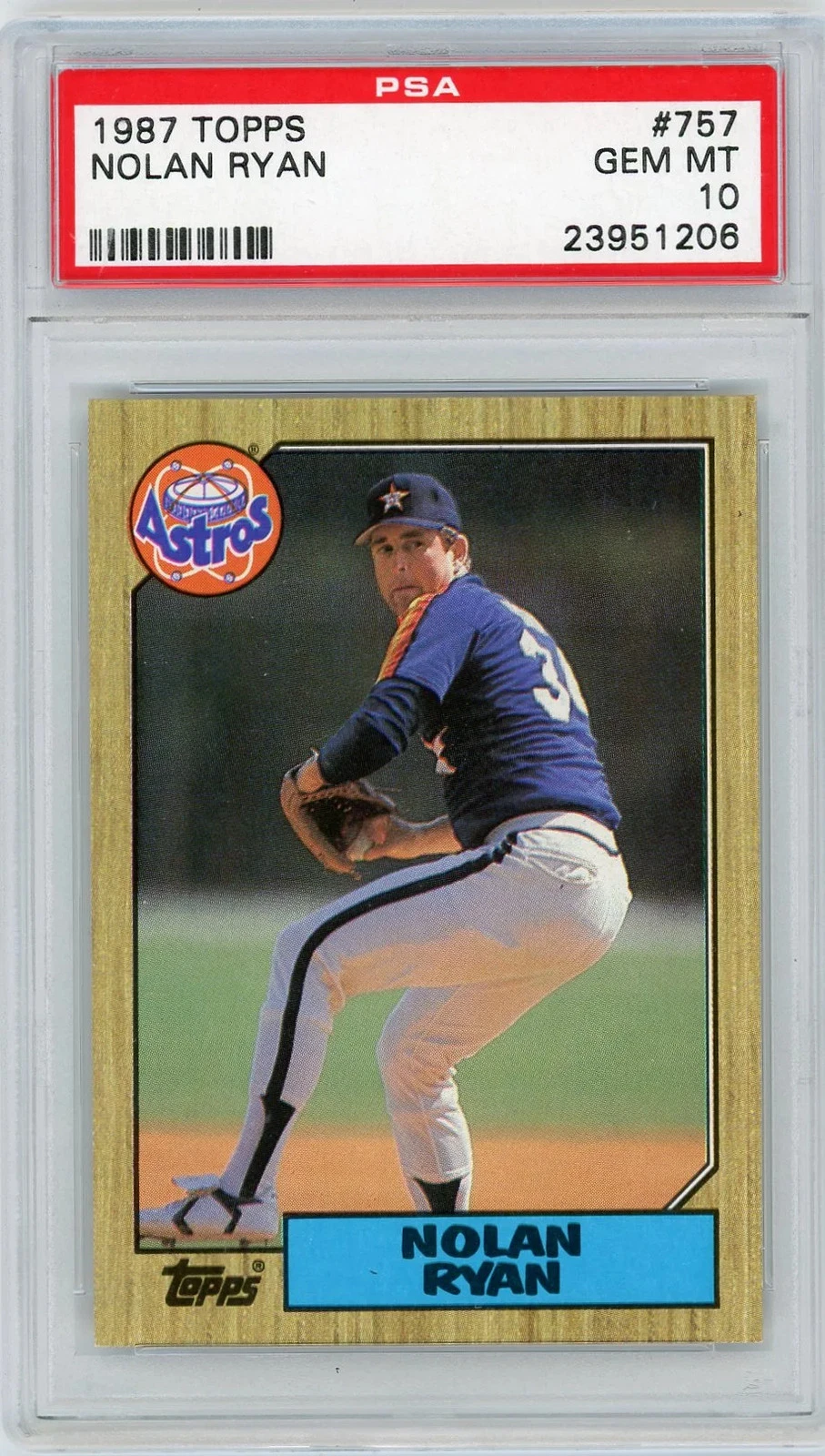 Nolan Ryan #757 slab