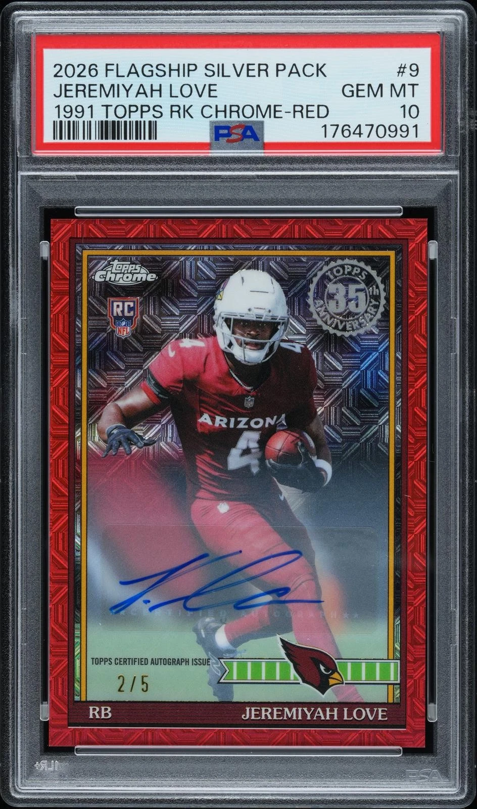 Jeremiyah Love rookie card