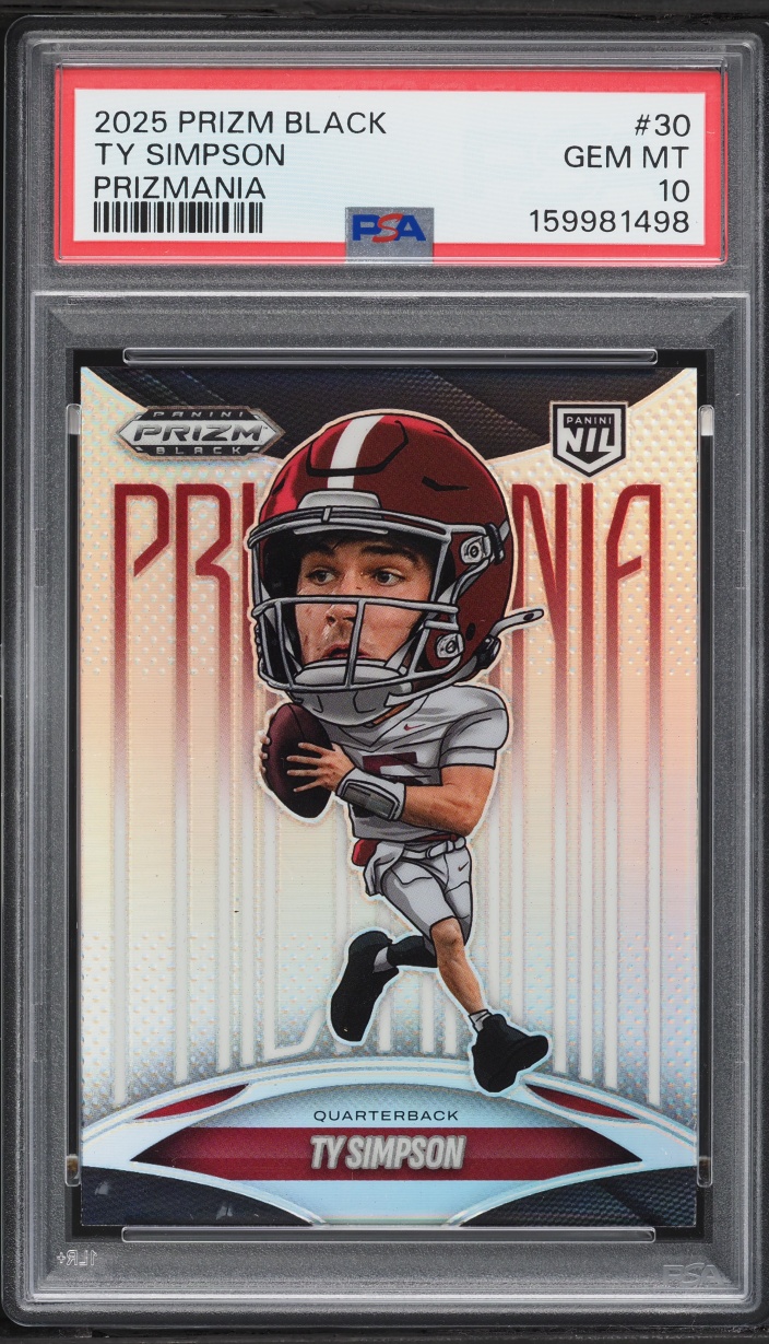 Ty Simpson rookie card