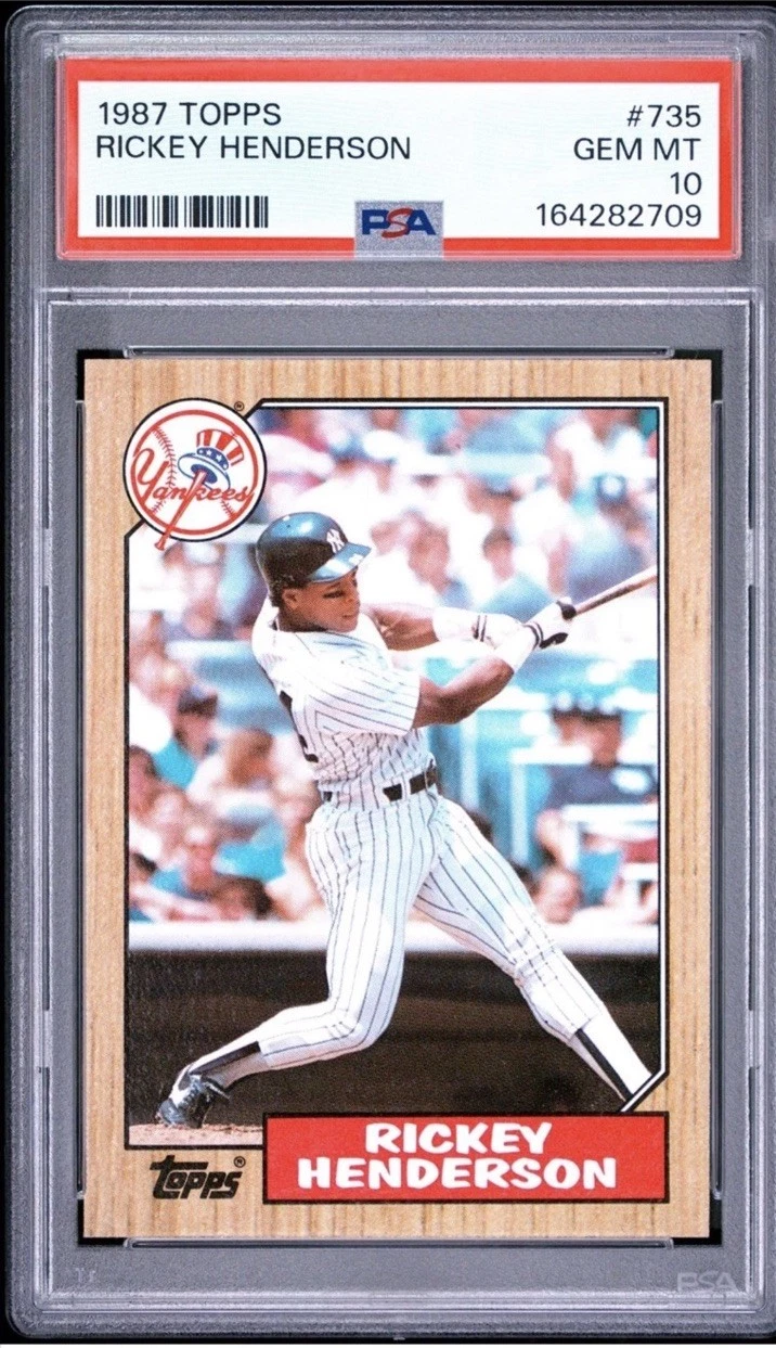 Rickey Henderson #735 slab