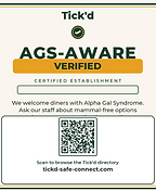 The AGS-Aware badge, verified by Tick'd