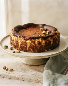 Basque Cheesecake – Pistachio