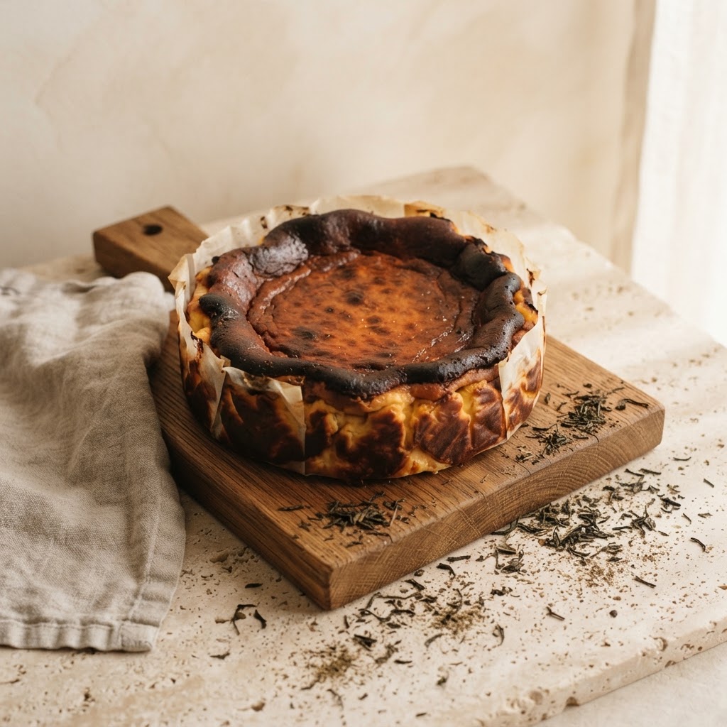 Basque Cheesecake – Hojicha by ATTASMAMA