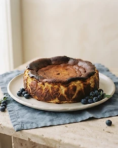 Basque Cheesecake – Blueberry
