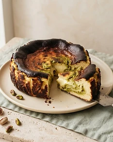 Basque Cheesecake – Pistachio alternate view