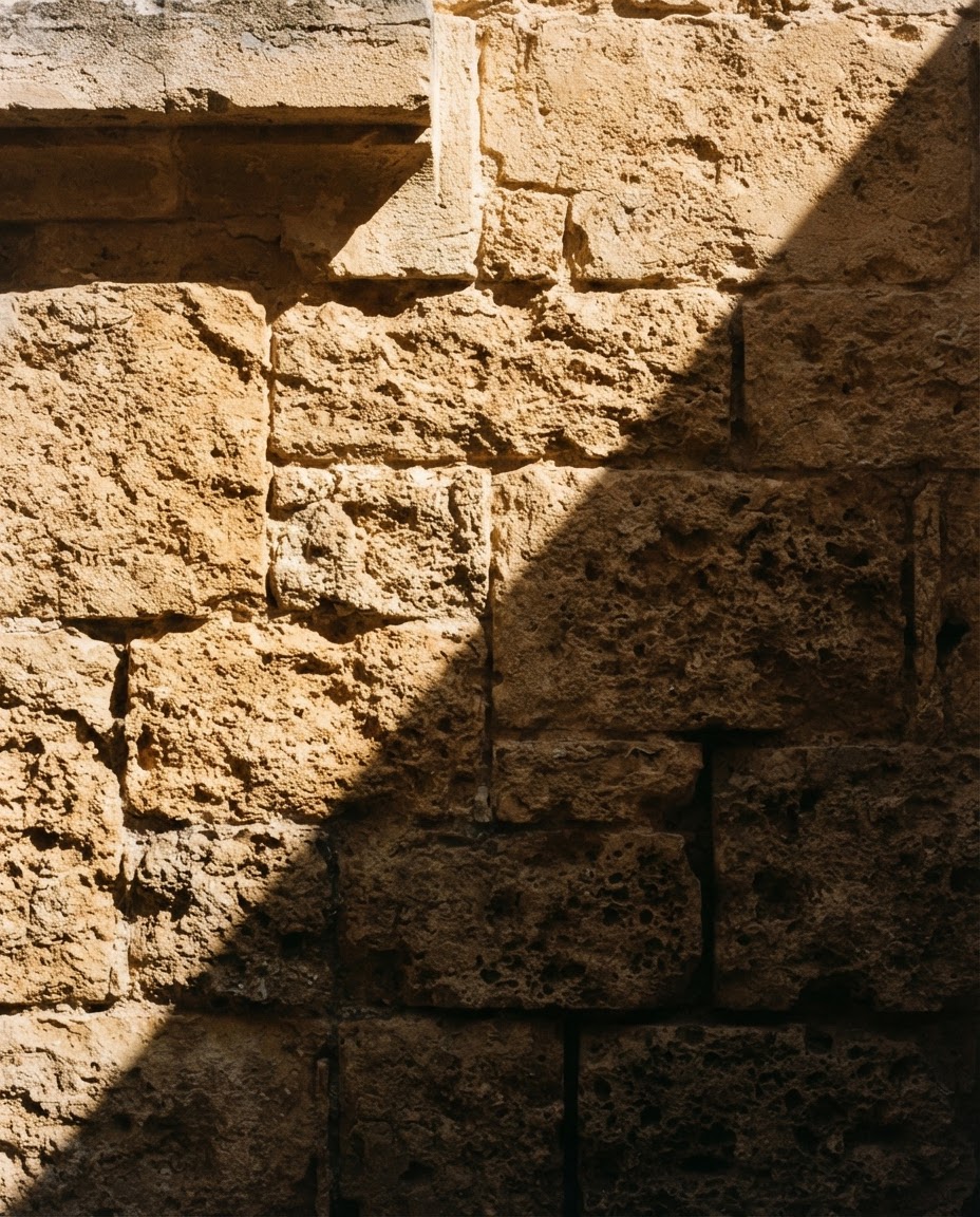 Limestone architectural detail
