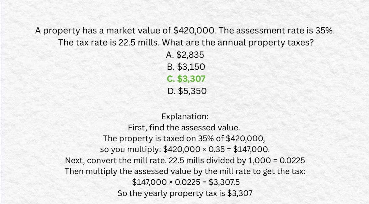 Math problem with explanation