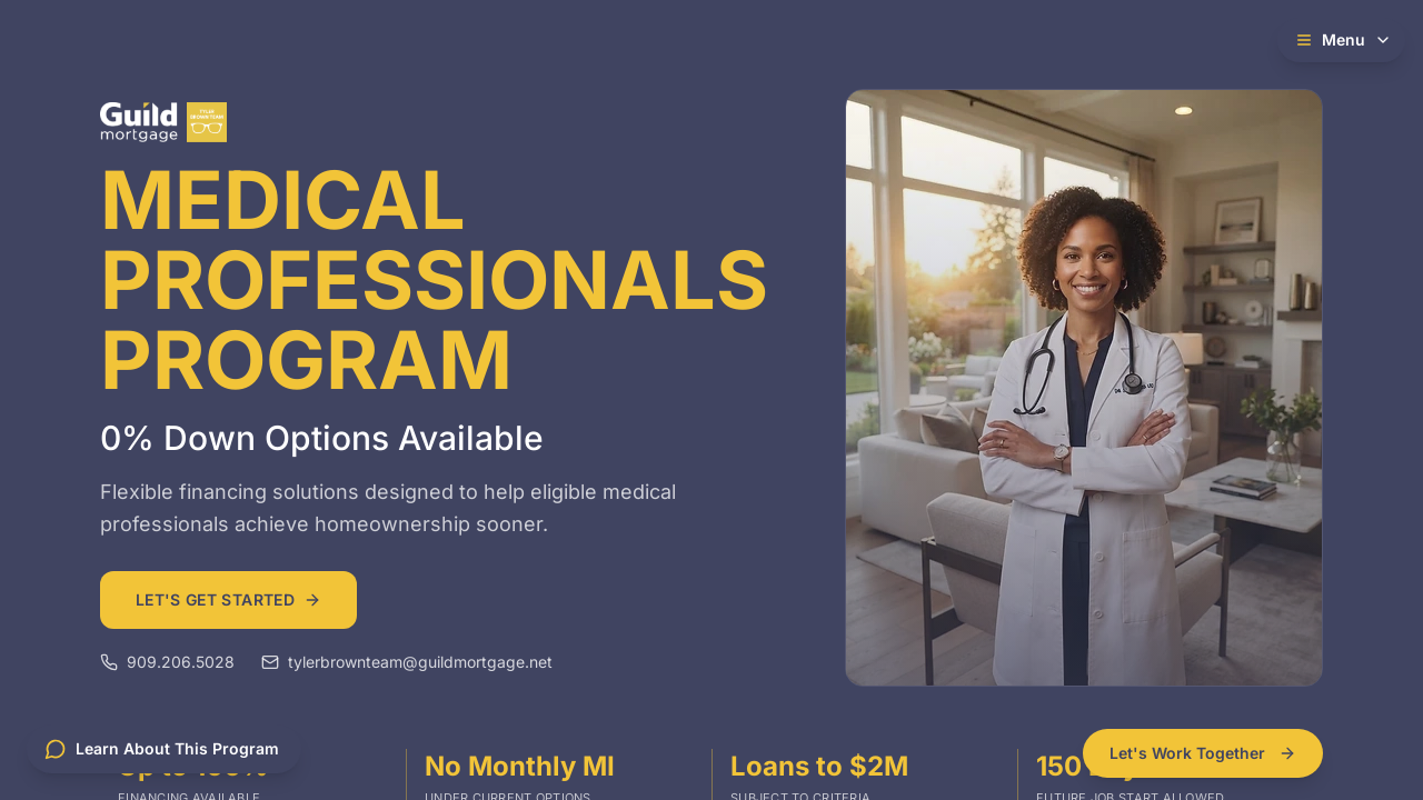 Loan Program - Landing Page Template template preview