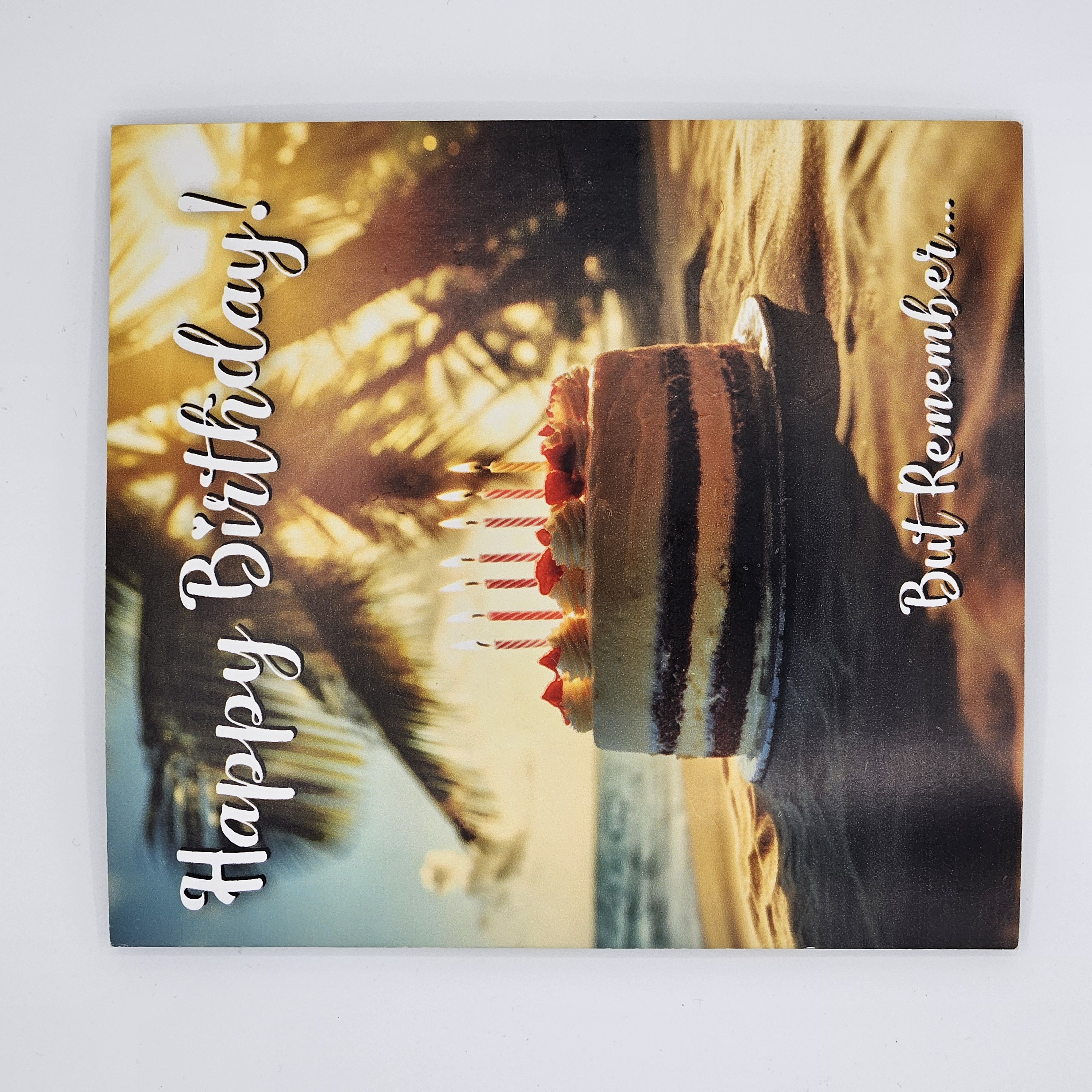Front of card — Happy Birthday