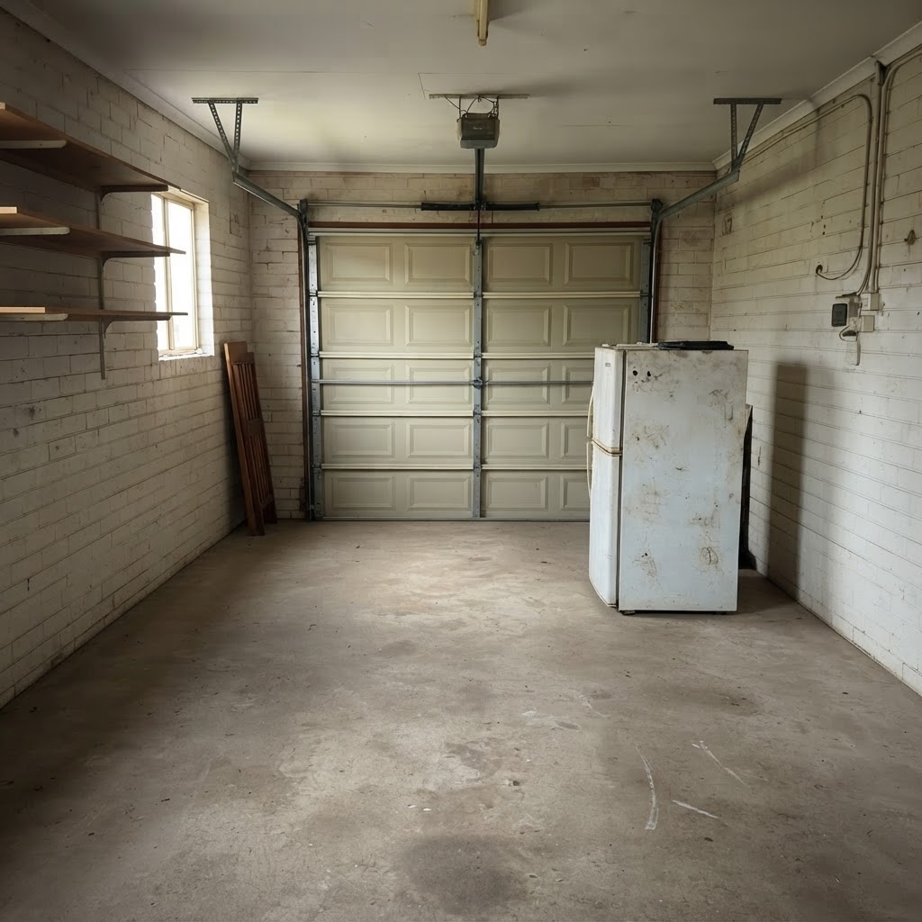 After rubbish removal - Garage Cleanout in Adelaide