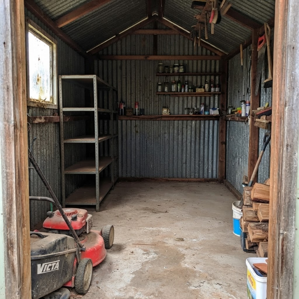 After rubbish removal - Shed Cleanout in Adelaide