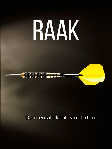 Boekomslag Raak — De mentale kant van darten