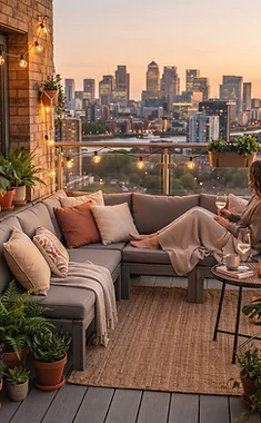 Mach deinen Balkon gemütlich