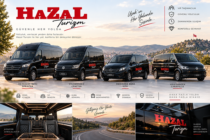 Hazal Turizm VIP araç filosu