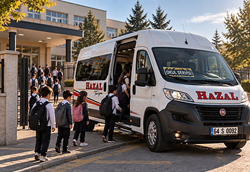 Güvenle başlayan bir okul günü.