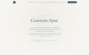 Screenshot strony Centrum Ajna