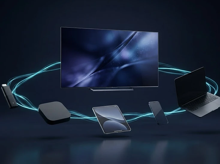 Appareils compatibles IPTV : Smart TV, clé de streaming, smartphone et ordinateur