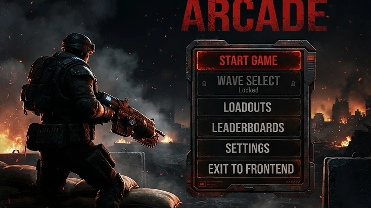 Gears of War: E-Day Arcade — Game / Browser Arcade