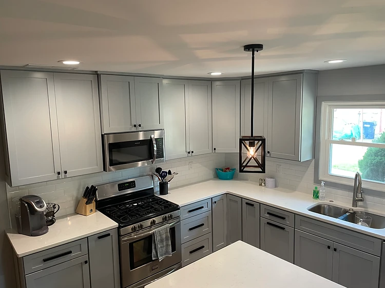 Gray Kitchen Renovation in Sun City Center, FL