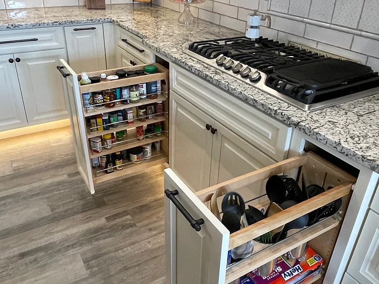 Kitchen Drawer Storage Remodel in Tampa, FL
