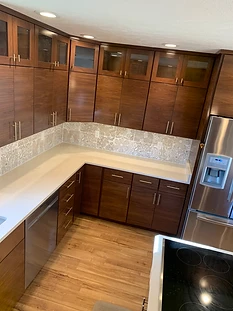 Wood Kitchen Island Renovation in Tampa, FL