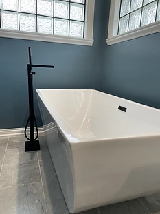 Freestanding Tub Matte Black Fixtures in Sun City Center, FL
